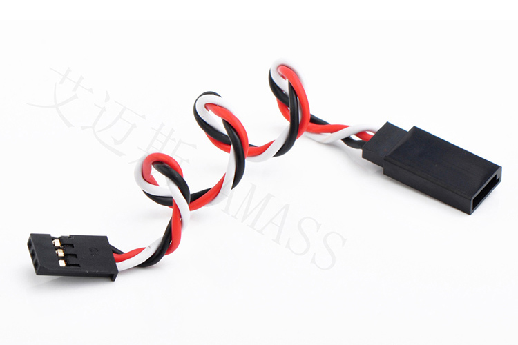 AMASS出品 FUTABA/杜邦舵機(jī)延長線 并線/絞線繞線60芯 22AWG